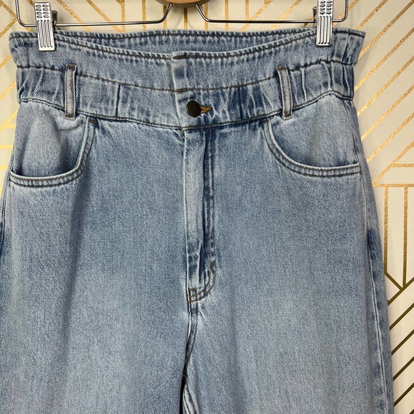 & Other Stories Paper Bag High-Waisted Jeans in Blue Denim Size US 30 - Picture 3 of 12